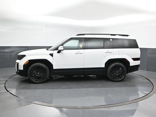 Serenity White 2026 Hyundai SANTA FE HEV Calligraphy