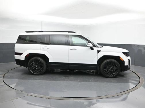 Serenity White 2026 Hyundai SANTA FE HEV Calligraphy