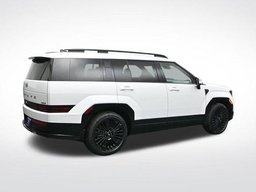 Serenity White 2026 Hyundai SANTA FE HEV Calligraphy