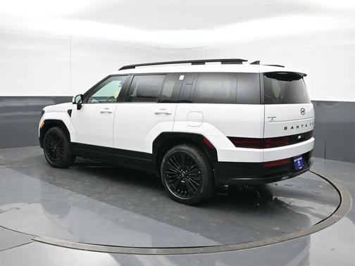 Serenity White 2026 Hyundai SANTA FE HEV Calligraphy