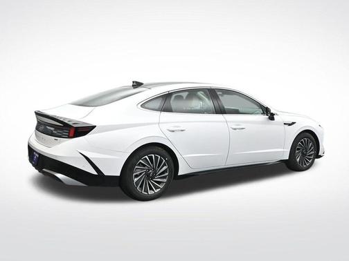 Serenity White 2026 Hyundai SONATA Hybrid Limited