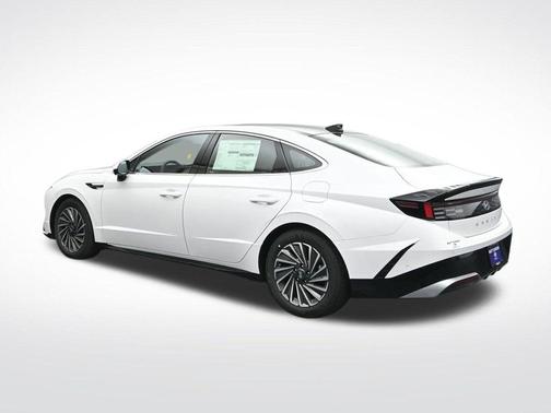 Serenity White 2026 Hyundai SONATA Hybrid Limited