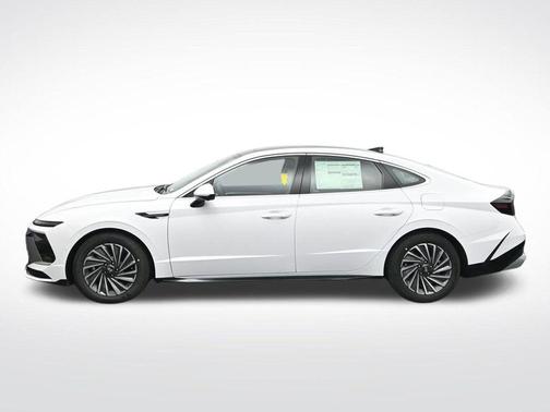 Serenity White 2026 Hyundai SONATA Hybrid Limited