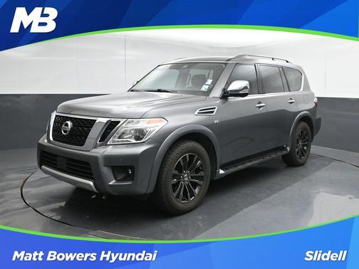 Gun Metallic 2018 Nissan Armada Platinum