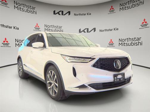 Platinum White Pearl 2022 Acura MDX Technology Package