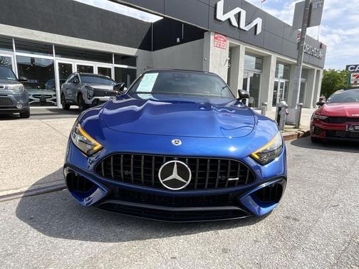 Starling Blue Metallic 2022 Mercedes-Benz AMG SL 55 Base