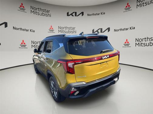 Valais Green/Black Roof 2024 Kia Seltos S