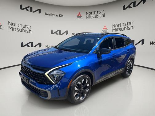 Sapphire Blue 2023 Kia Sportage X-Line
