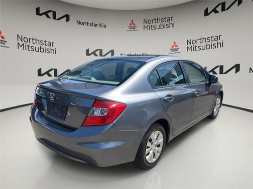 Urban Titanium Metallic 2012 Honda Civic LX