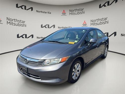Urban Titanium Metallic 2012 Honda Civic LX