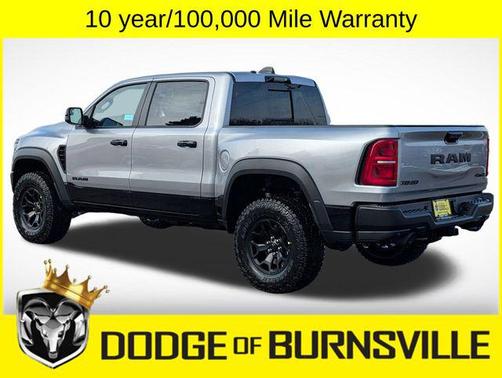 Billet Silver Metallic Clearcoat 2026 RAM 1500 RHO Crew Cab 4x4 5'7' Box