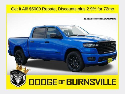 Hydro Blue Pearlcoat 2026 RAM 1500 Laramie