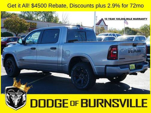 Billet Silver Metallic Clearcoat 2026 RAM 1500 Big Horn/Lone Star