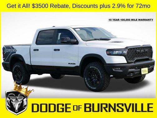 Bright White Clearcoat 2026 RAM 1500 Rebel