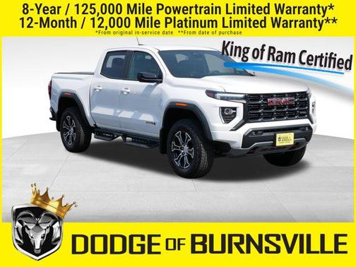 Summit White 2025 GMC Canyon AT4