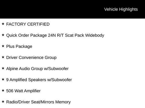 2021 Dodge Challenger R/T Scat Pack Widebody