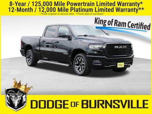 Diamond Black Crystal Pearlcoat 2025 RAM 1500 Laramie