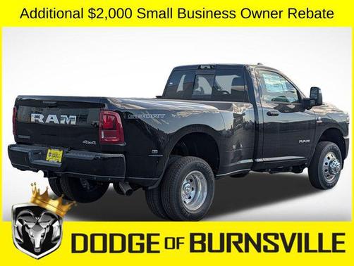 Diamond Black Crystal Pearlcoat 2026 RAM 3500 Big Horn Regular Cab 4x4 8' Box