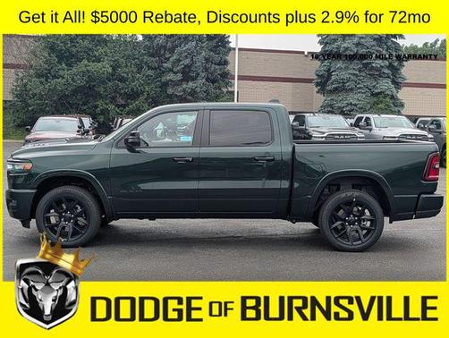 Serrano Green Metallic 2026 RAM 1500 Laramie
