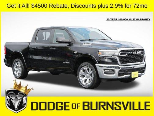 Diamond Black Crystal Pearlcoat 2026 RAM 1500 Big Horn/Lone Star