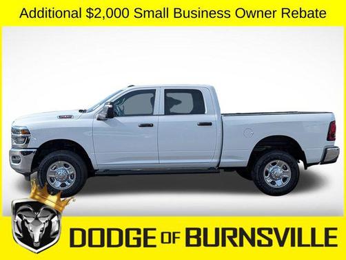 Bright White Clearcoat 2026 RAM 2500 Tradesman Crew Cab 4x4 6'4' Box