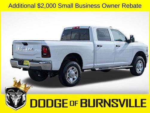 Bright White Clearcoat 2026 RAM 2500 Tradesman Crew Cab 4x4 6'4' Box