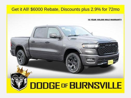 Granite Crystal Metallic Clearcoat 2026 RAM 1500 Big Horn/Lone Star