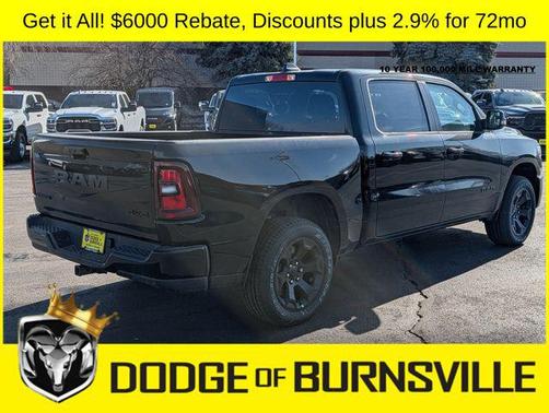 Diamond Black Crystal Pearlcoat 2026 RAM 1500 Big Horn/Lone Star