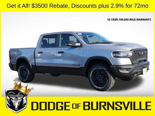 Billet Silver Metallic Clearcoat 2026 RAM 1500 Rebel
