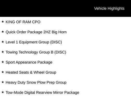 2022 RAM 3500 Big Horn Crew Cab 4x4 8' Box