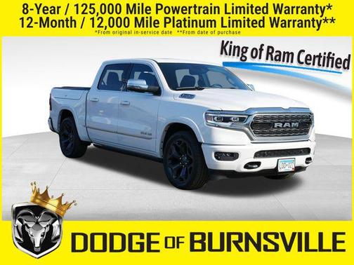 Ivory White Tri-Coat Pearlcoat 2023 RAM 1500 Limited