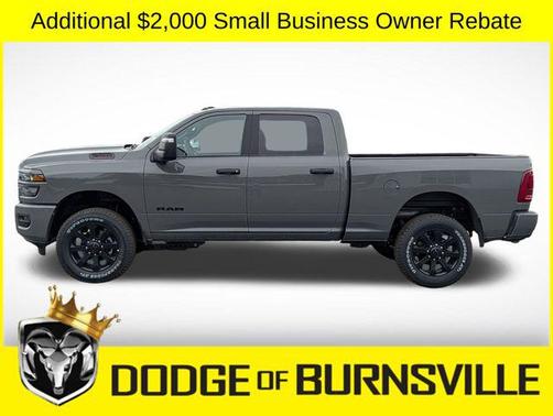 Ceramic Gray Clearcoat 2026 RAM 2500 Big Horn Crew Cab 4x4 6'4' Box
