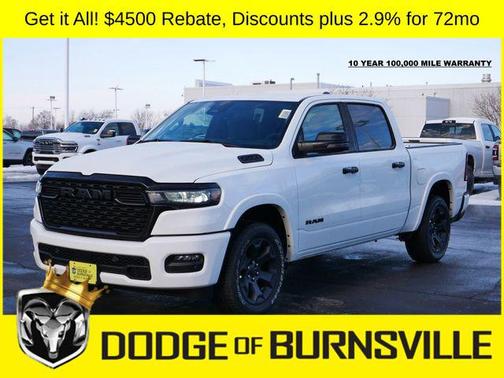 Bright White Clearcoat 2026 RAM 1500 Big Horn/Lone Star