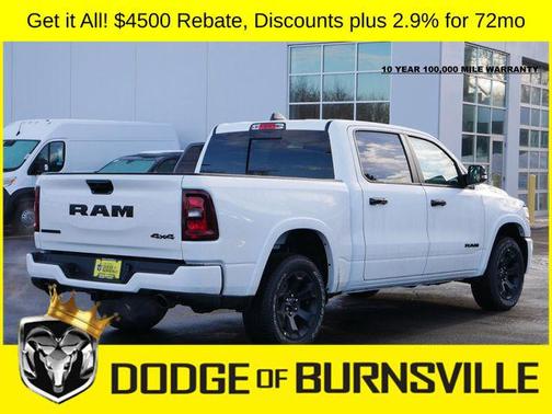 Bright White Clearcoat 2026 RAM 1500 Big Horn/Lone Star