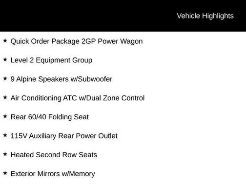 2022 RAM 2500 Power Wagon