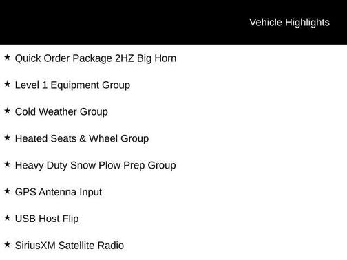 2020 RAM 2500 Big Horn Crew Cab 4X4 8' Box