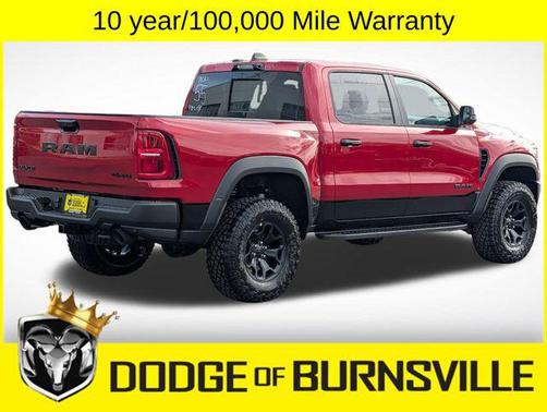 Molten Red Pearlcoat 2026 RAM 1500 RHO Crew Cab 4x4 5'7' Box