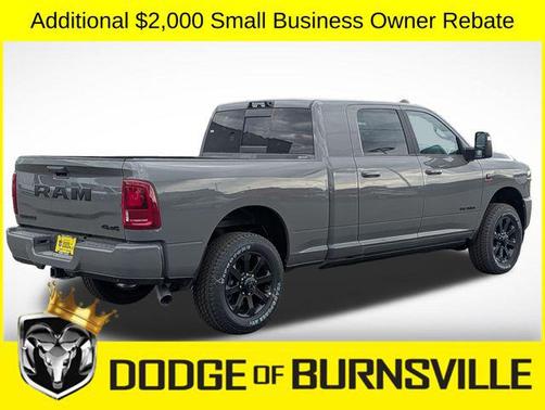 Ceramic Gray Clearcoat 2026 RAM 3500 Laramie Mega Cab 4x4 6'4' Box