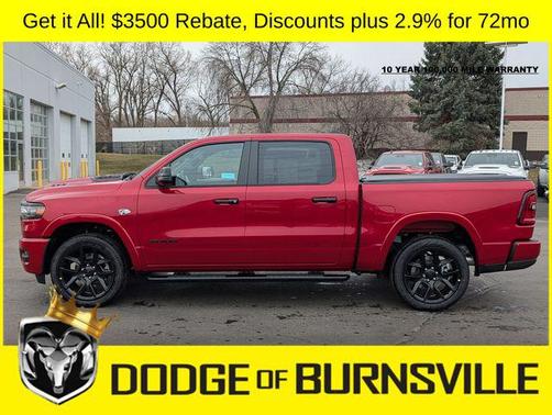 Molten Red Pearlcoat 2026 RAM 1500 Laramie