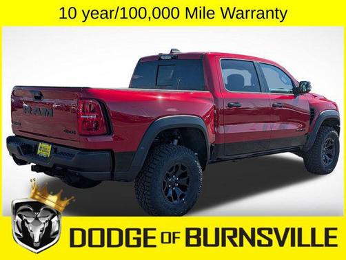 Molten Red Pearlcoat 2026 RAM 1500 RHO Crew Cab 4x4 5'7' Box