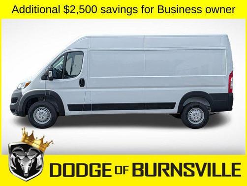 Bright White Clearcoat 2026 RAM ProMaster 2500 Tradesman