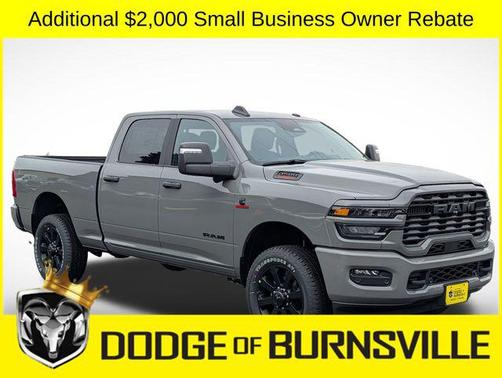Ceramic Gray Clearcoat 2026 RAM 3500 Big Horn Crew Cab 4x4 6'4' Box