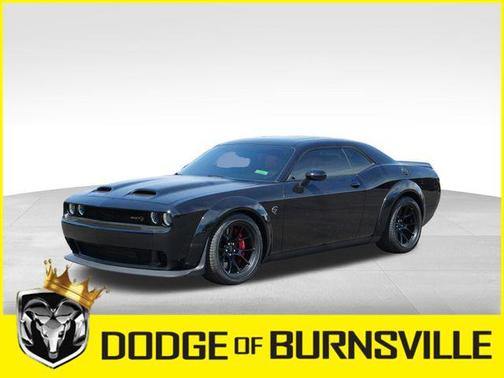 Pitch Black Clearcoat 2022 Dodge Challenger SRT Hellcat