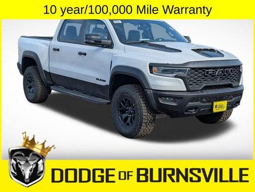 Bright White Clearcoat 2026 RAM 1500 RHO Crew Cab 4x4 5'7' Box