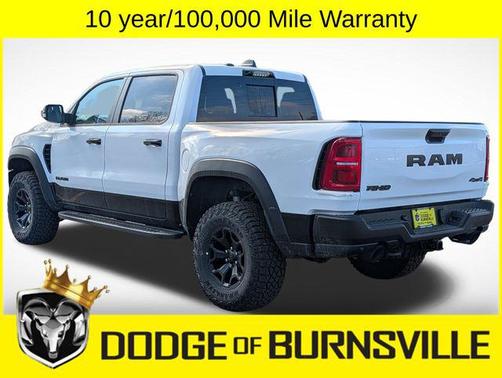 Bright White Clearcoat 2026 RAM 1500 RHO Crew Cab 4x4 5'7' Box