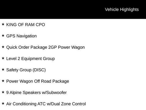 Diamond Black Crystal Pearlcoat 2022 RAM 2500 Power Wagon