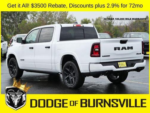 Bright White Clearcoat 2026 RAM 1500 Laramie