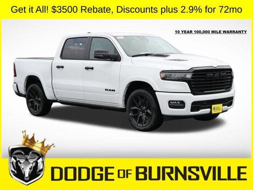 Bright White Clearcoat 2026 RAM 1500 Laramie