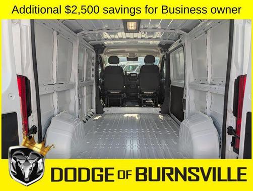 Bright White Clearcoat 2026 RAM ProMaster 1500 Low Roof