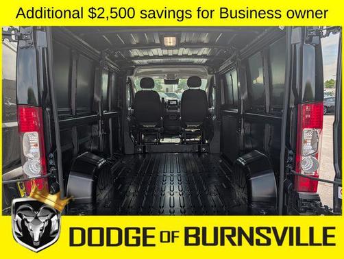 Black Clearcoat 2026 RAM ProMaster 1500 Low Roof